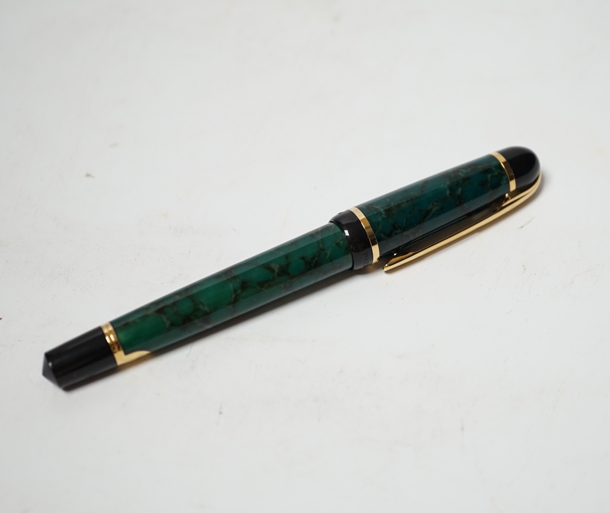 A boxed Waterman fountain pen